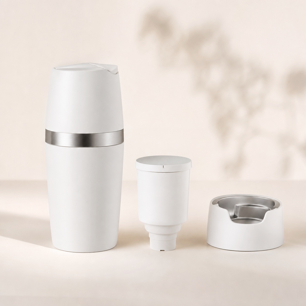 Custom refillable jar system MOQ cosmetic packaging